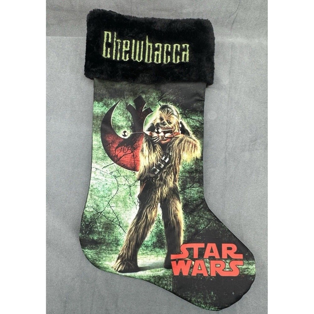 Star Wars Chewbacca Christmas Holiday Stocking Disney Decoration